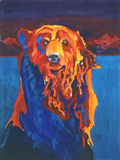 Grizzly Twilight giclee
